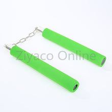 Load image into Gallery viewer, Hot Martial Art Foam Padded Safe Fitness Nunchakus Nunchaku for Kids Children kungFu Beginners Training Red/Blue/Black/Green