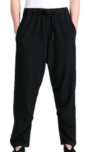 Shanghai Story Chinese traditional national Clothing kungfu pants hakama martial arts pants tai chi pants for men trousers