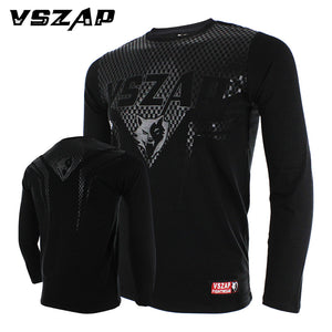 VSZAP Boxing Jerseys MMA Sharp full sleeve T-shirt combat martial arts fitness clothes wulin wind movement muscle muay Thai