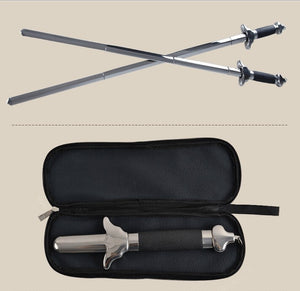 High quality!Telescopic sword stainless steel Tai chi kung fu martial art fitness performance products Get a tassel and packet