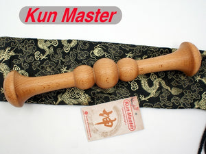 Tai Chi stick, Martial Arts Tai Chi Ruler, Tai Chi Ban ,Fitness bar(Beech) Gift cloth cover, Polished smooth