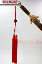 Load image into Gallery viewer, Total 60cm length  wood Tai Chi Spike Sword  tassel, The Shall Match Special-purpose kungfu taseels