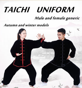 New Design 13 Color Long Sleeved Wushu TaiChi KungFu Uniform Suit Uniforms Tai Chi Exercise Clothing