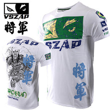 Cargar imagen en el visor de la galería, VSZAP Warrior Boxing MMA T Shirt Gym Tee Shirt Fighting Fighting Martial Arts Fitness Training Muay Thai T Shirt Men Homme