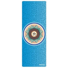 Load image into Gallery viewer, Ultra Thin Suede Natural Rubber Slip-resistant Yoga Mats Yoga Blanket Folding Fitness Mat Printing Pilates Pad, 183*68cm*1mm