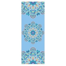 Load image into Gallery viewer, Ultra Thin Suede Natural Rubber Slip-resistant Yoga Mats Yoga Blanket Folding Fitness Mat Printing Pilates Pad, 183*68cm*1mm