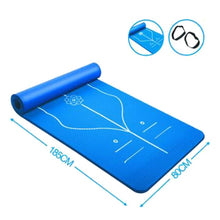 Load image into Gallery viewer, Position Line Premium Yoga Mats Tasteless Non-slip Beginners Exercise Gymnastics Pilate Yoga Mat 185cm x 80cm x 10mm