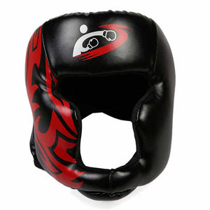 Boxing Headgear Synthetic Leather MMA Headgear Muay Thai Fighting Head Guard Sparring Helmet protective gear guard head