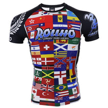 Load image into Gallery viewer, Quick Dry Boxing MMA T Shirt Gym Tee Fighting Martial Arts Fitness Training Men Homme Boxe Sports Shirts