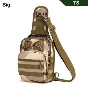 Shoulder Bag Military Tactical Backpack for Hiking, Trekking, Climbing, Sports, Camping, Hunting, Outdoor Fishing; Molle