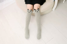 Cargar imagen en el visor de la galería, Spring Autumn Children Socks Cotton 3D Printing Cat Kids Girls High Knee Socks Fashion Cartoon Bear Dancing Socks Toddlers