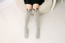 Load image into Gallery viewer, Spring Autumn Children Socks Cotton 3D Printing Cat Kids Girls High Knee Socks Fashion Cartoon Bear Dancing Socks Toddlers