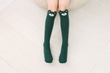 Load image into Gallery viewer, Spring Autumn Children Socks Cotton 3D Printing Cat Kids Girls High Knee Socks Fashion Cartoon Bear Dancing Socks Toddlers