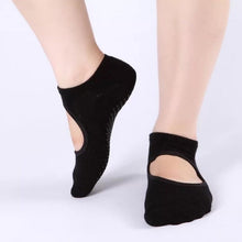 Cargar imagen en el visor de la galería, Men and Women Yoga Socks Anti-skid Breathable Fitness Pilates Socks Dancing Gym Non Slip Cotton Socks With Socks Heel