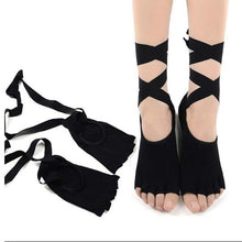 Cargar imagen en el visor de la galería, Men and Women Yoga Socks Anti-skid Breathable Fitness Pilates Socks Dancing Gym Non Slip Cotton Socks With Socks Heel