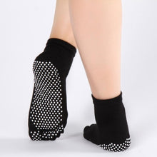 Cargar imagen en el visor de la galería, Men and Women Yoga Socks Anti-skid Breathable Fitness Pilates Socks Dancing Gym Non Slip Cotton Socks With Socks Heel