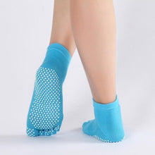 Cargar imagen en el visor de la galería, Men and Women Yoga Socks Anti-skid Breathable Fitness Pilates Socks Dancing Gym Non Slip Cotton Socks With Socks Heel