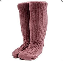 Load image into Gallery viewer, New Spring Summer Baby Girls Cotton Knee High Socks Solid Candy Color Kids Toddler Double Needle Short Socks For Children