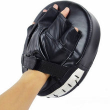 Cargar imagen en el visor de la galería, Black Boxing Bag Training Target Focus Punching Pads Gloves for Fitness Sanda Karate Martial Arts Boxing Muay Thai Bag Exercise
