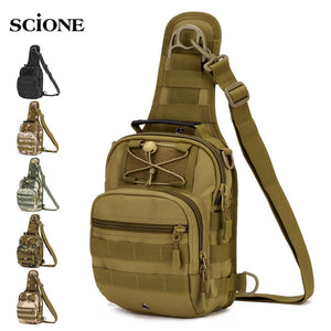 Shoulder Bag Military Tactical Backpack for Hiking, Trekking, Climbing, Sports, Camping, Hunting, Outdoor Fishing; Molle