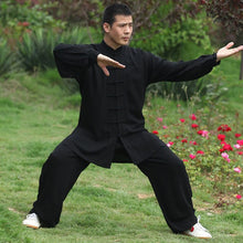 Cargar imagen en el visor de la galería, Tai chi Wushu Kung Fu Qi Gong Uniform High Quality Cotton, Children and Adult Clothing Martial Arts Wing Chun Suit
