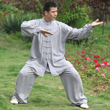 Load image into Gallery viewer, Tai chi Wushu Kung Fu Qi Gong Uniform High Quality Cotton, Children and Adult Clothing Martial Arts Wing Chun Suit