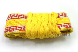 Shaolin Kung Fu and Qigong Belt, 100% cotton, Martial arts Wushu Training Sashes for Wing Chun Tai chi Clothes