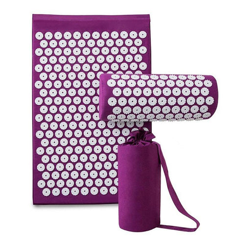 Yoga Mats Fitness Massage Cushion Yoga Mattress Pad Acupuncture Massage Mat And Pillow Set Bag
