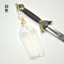 Load image into Gallery viewer, 8C High-grade Jiansui Taichi martial arts competition professional use high dense root Sword tassel Taiji XS tassels polyester
