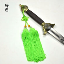 Load image into Gallery viewer, 8C High-grade Jiansui Taichi martial arts competition professional use high dense root Sword tassel Taiji XS tassels polyester