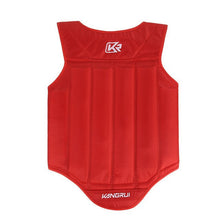 Load image into Gallery viewer, New Blue Red Free Combat Chest Protector Oxford Cloth And Bamboo Material Martial Arts/Sanda/Karate/Fight Kickboxing Chest Guard