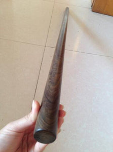 Hot selling Black Ebony Hardwood Shaolin Wushu Sticks Kung Fu Sticks Hardwood Escrima Sticks Bo Staff strong durable wood sticks