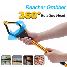 Load image into Gallery viewer, Reacher Grabber Pickup Device Sanitation Tools Rubbish Pickup Foldable Clamp Suction Cup Claw Hand Plier