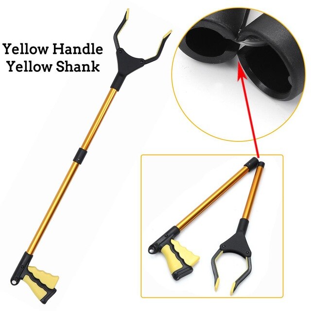 Reacher Grabber Pickup Device Sanitation Tools Rubbish Pickup Foldable Clamp Suction Cup Claw Hand Plier