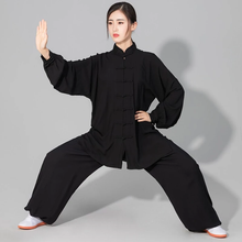 Cargar imagen en el visor de la galería, Tai chi Wushu Kung Fu Qi Gong Uniform High Quality Cotton, Children and Adult Clothing Martial Arts Wing Chun Suit